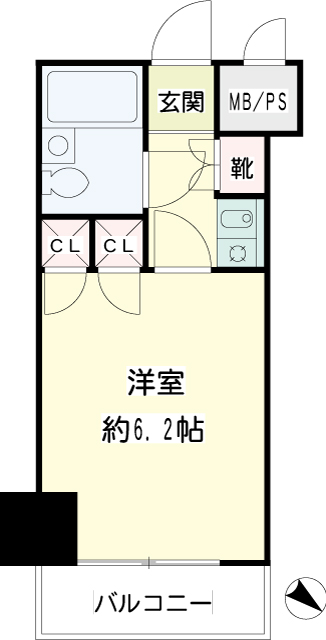 ＮＩＣＥアーバンスピリッツ鶴見市場２ 間取り