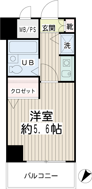 ネオマイム新子安弐番館 間取り