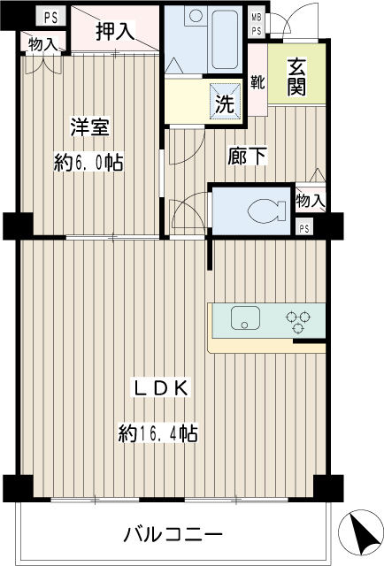 サニーテラス西寺尾 間取り