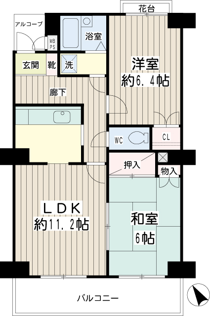 サニーテラス西寺尾 間取り
