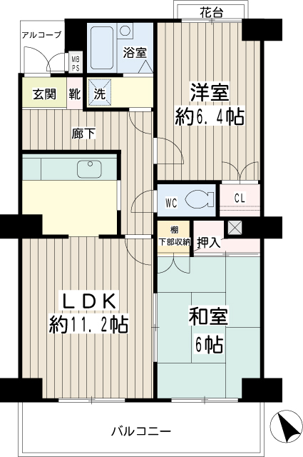 サニーテラス西寺尾 間取り