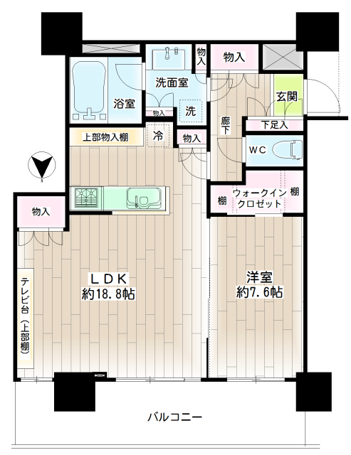 クレッセント川崎タワー 間取り