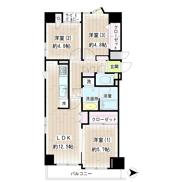 メイツ蒲田 間取り