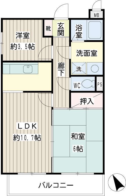 ペイサージュ 間取り