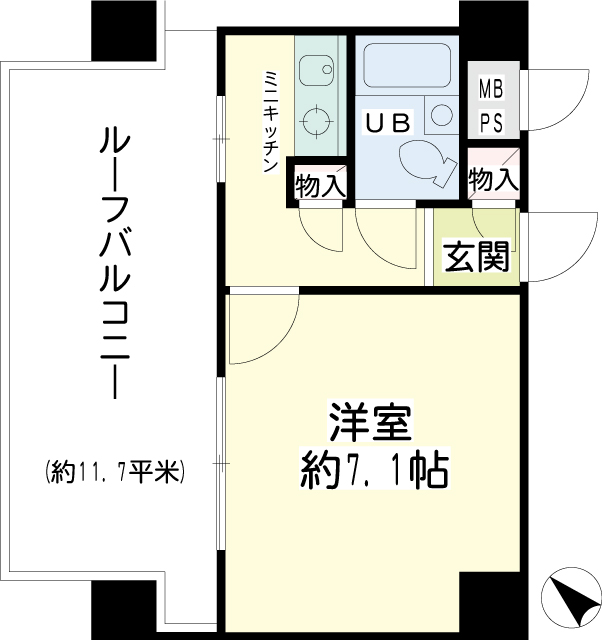 プラザ川崎ＮＯ．２ 間取り