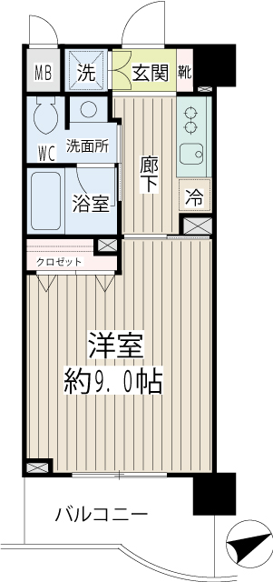 グランイーサ新丸子 間取り