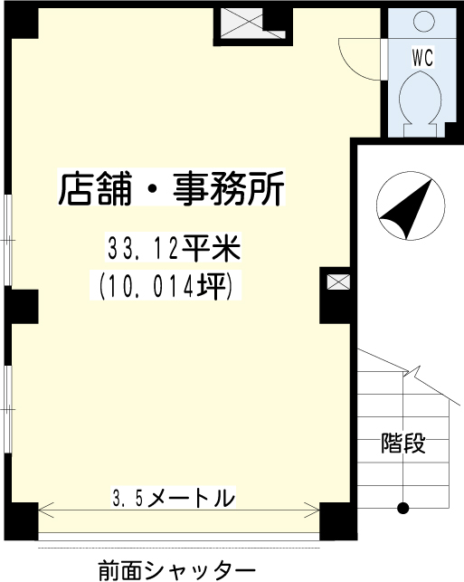 第５大幸ビル｜店舗 間取り