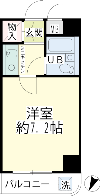 プラザ川崎ＮＯ．２ 間取り