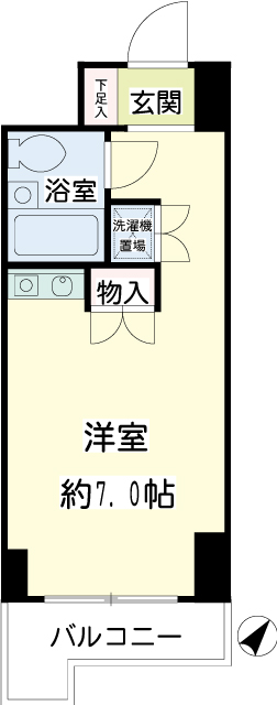ベルメゾンヒカリ 間取り