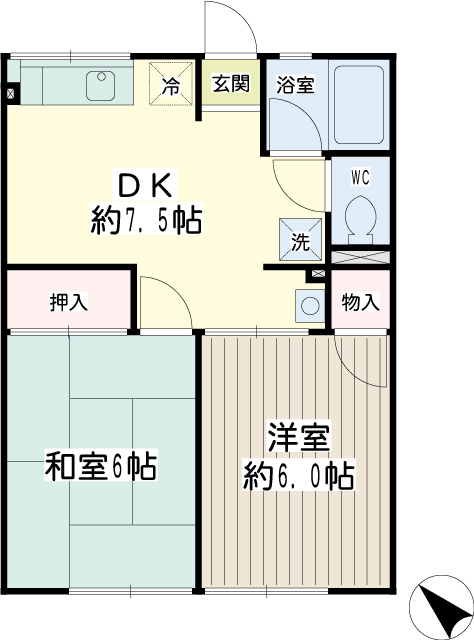 シティハイムエトワールＡ 間取り