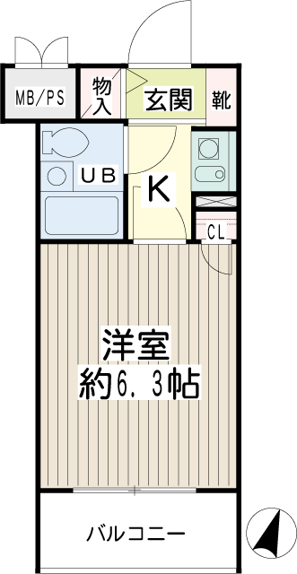 ＮＩＣアーバンスピリッツ妙蓮寺 間取り
