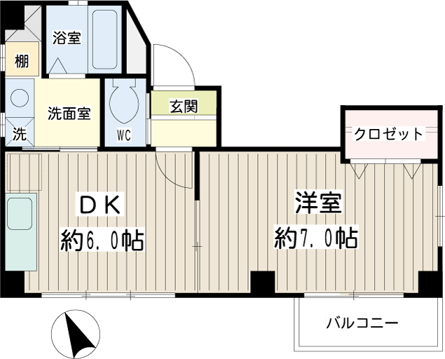 エスパッソ綾瀬 間取り