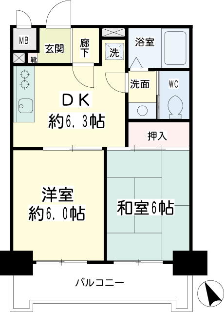 駒形エクセル２ 間取り