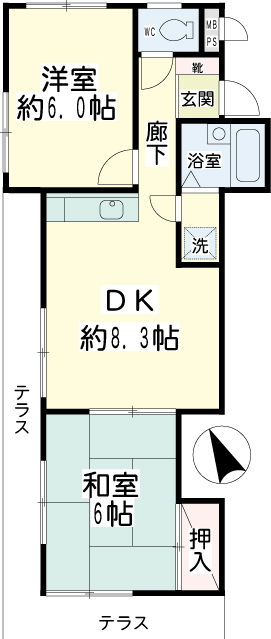 カーサ妙蓮寺１ 間取り