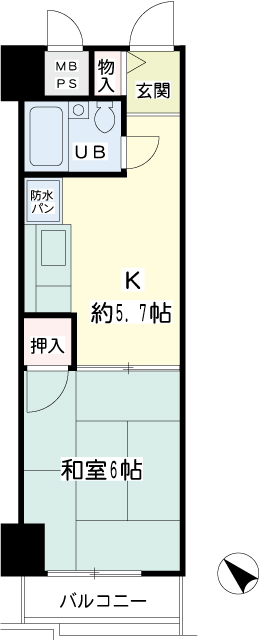 ホーユウパレス和田町 間取り