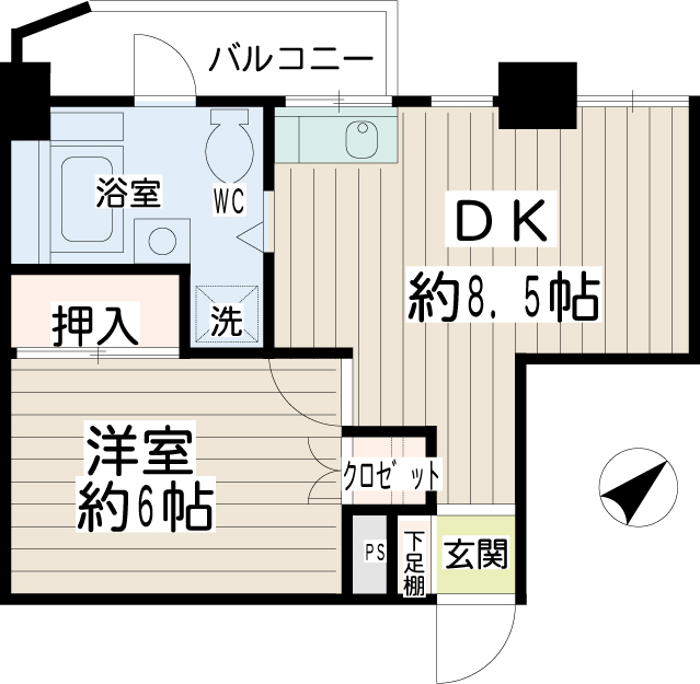 コアメゾン川崎 間取り