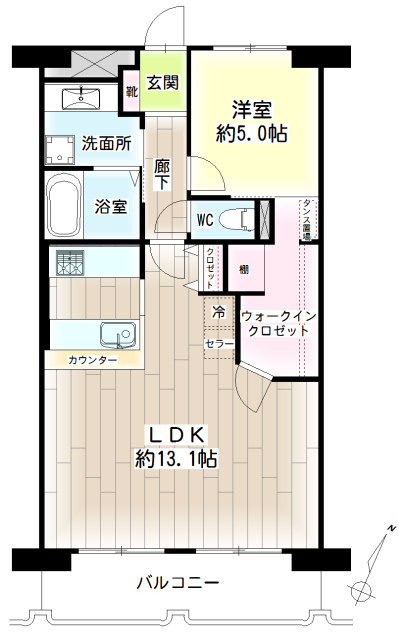 御殿山ハイツ 間取り