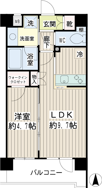 エクセル武蔵小杉 間取り
