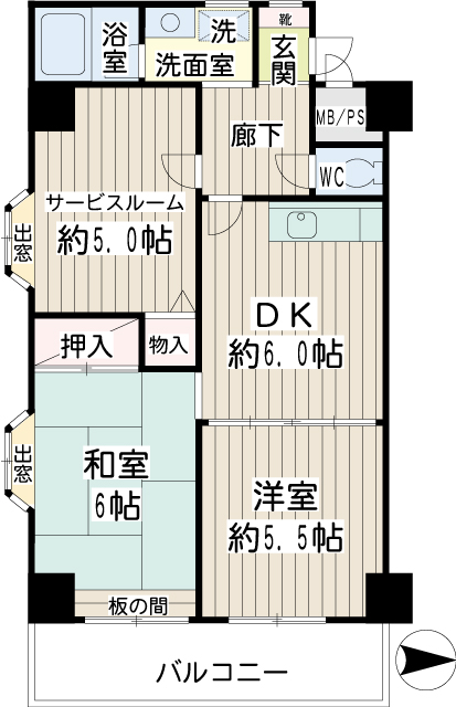 サウスピアコート 間取り