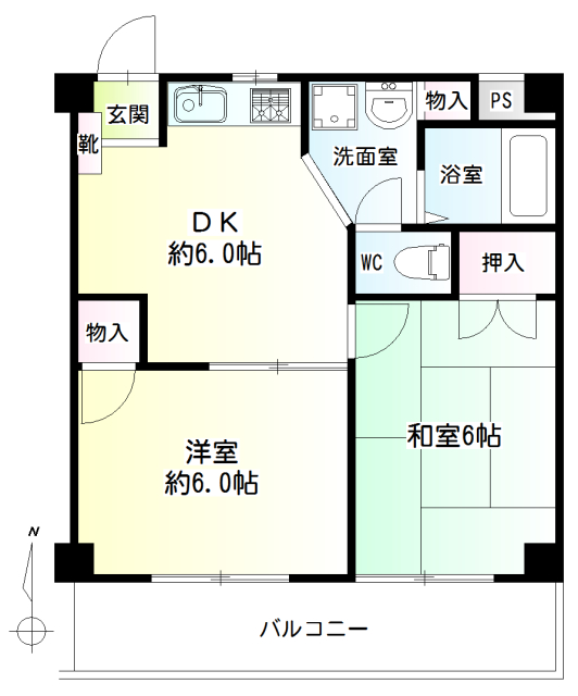 ソレアードみゆき 間取り