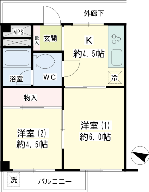 ＳＴハイツ 間取り