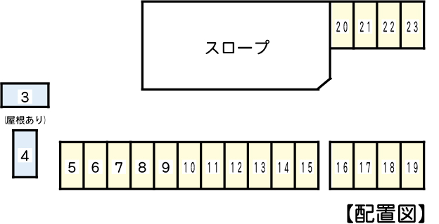 リオベルデ鶴声｜駐車場 間取り