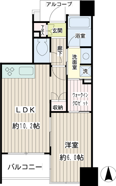 イクシア横浜鶴見ステーションフロント 間取り