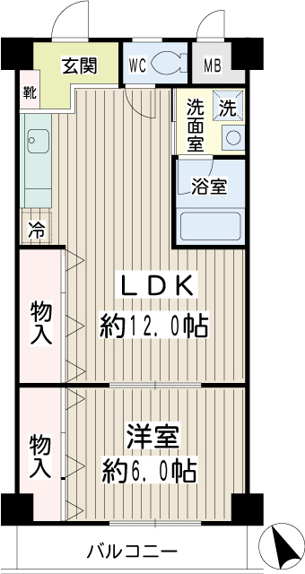 マンション花家 間取り