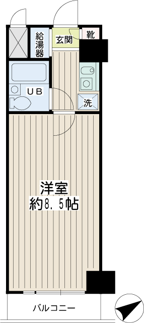 ニューパース上大岡 間取り