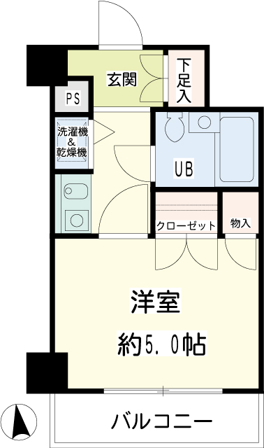 クリオ鶴見伍番館 間取り