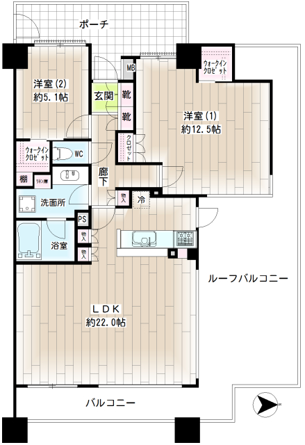 パークスクエア南品川 間取り