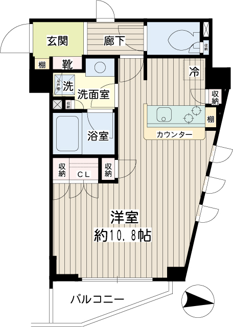 メゾンプレールムサシコスギ　 間取り