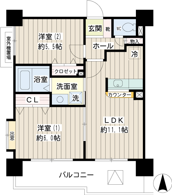 ＥＳＰＯＩＲ．Ｓ 間取り
