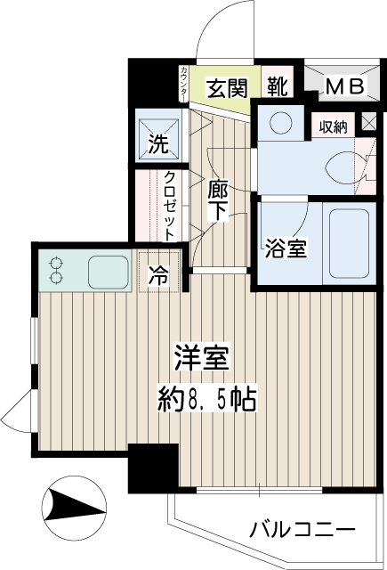メゾンプレールムサシコスギ　 間取り