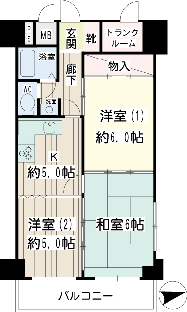 ＮＩＣハイム蒲田 間取り