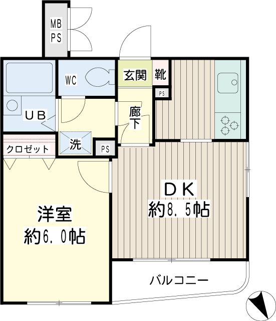 ＮＩＣＥアーバン中野方南町 間取り