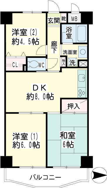 ヴェルドゥミール 間取り