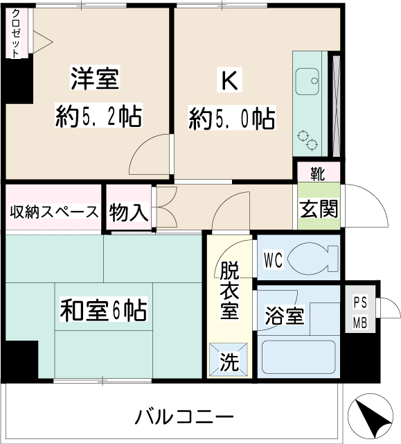 ニュー池田町ハイツ 間取り
