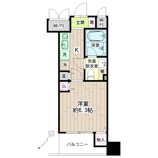 東急ドエルグラフィオ大森 間取り