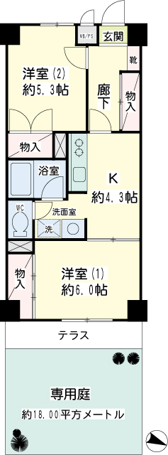 ＮＩＣハイム東矢口第１ 間取り