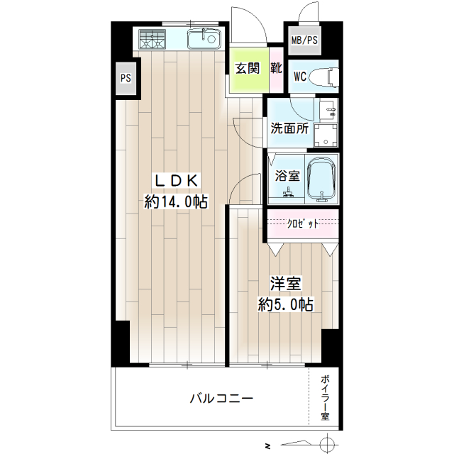自由ヶ丘アーバンライフ 間取り