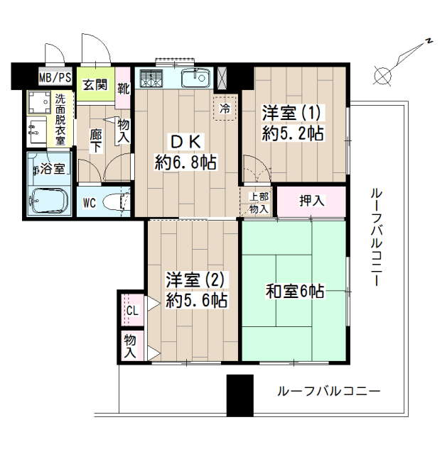 ニックライブハイム上末吉 間取り