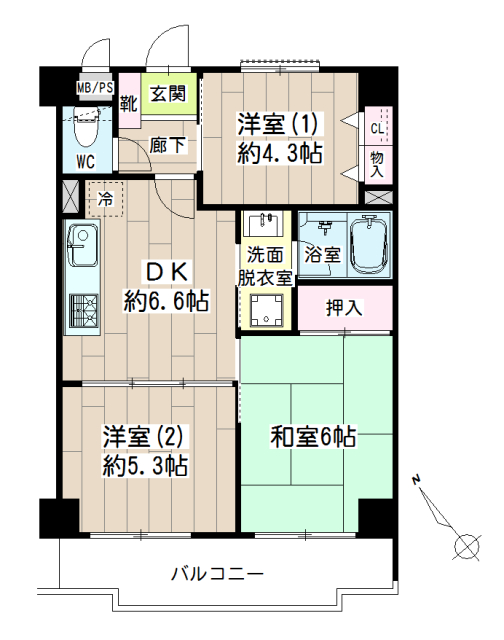 （仮称）ニックライブハイム上末吉 間取り