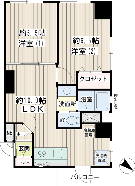マンションＶＩＰ目黒 間取り