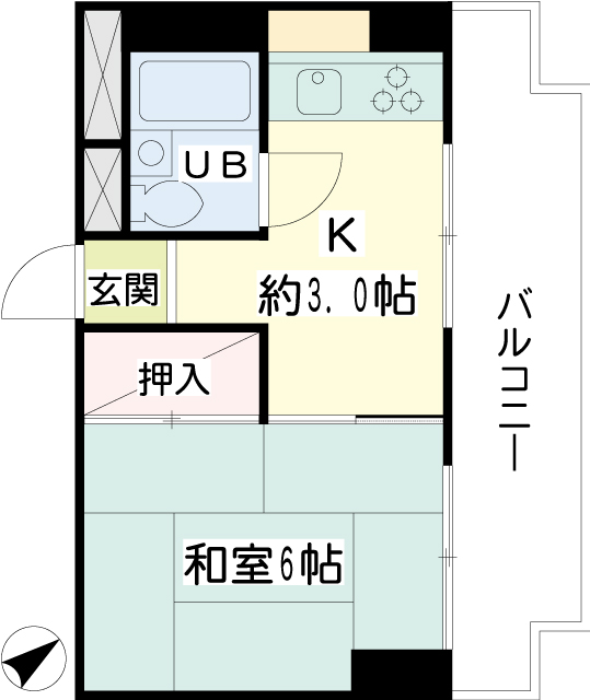 ニューハイツ大森 間取り