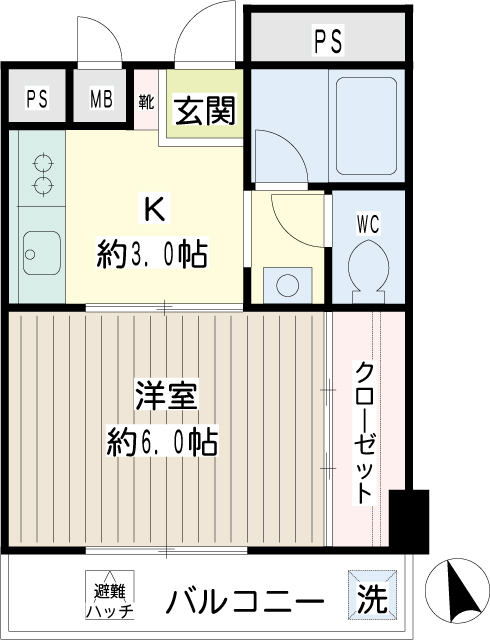 エンゼルハイム尻手 間取り