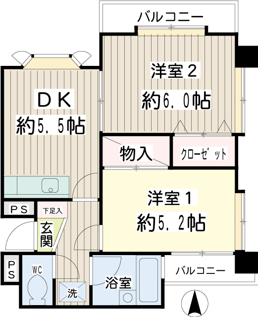 アルカディア自由ヶ丘 間取り