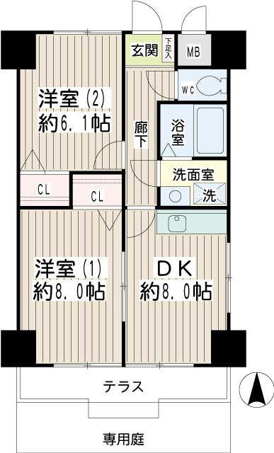 ハレマハナ川崎ＷＥＳＴ 間取り
