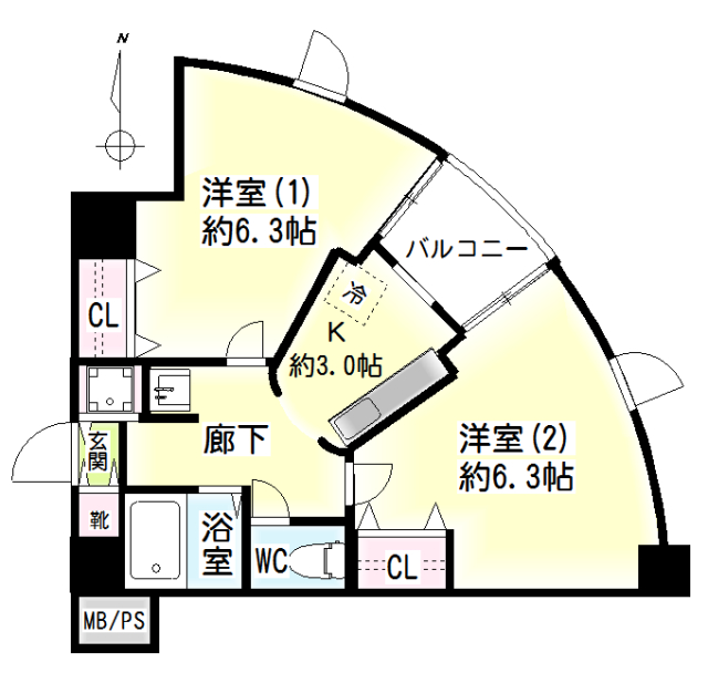 第２３新井ビル 間取り
