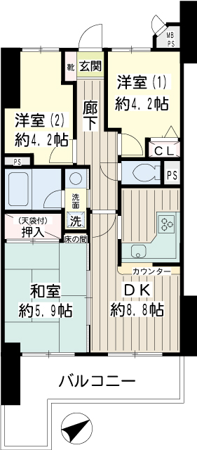 ＮＩＣアーバンハイム青砥 間取り